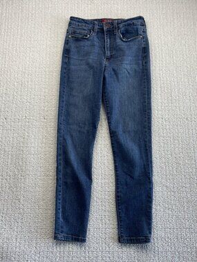 Guess Women's 26 Skinny Jeans Medium Dark Wash Blue Stretch Essentials Classic